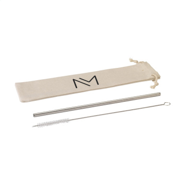 Logotrade firmakingitused pilt: Korduvkasutatav ECO Straw Set roostevabast terasest joogikõrs
