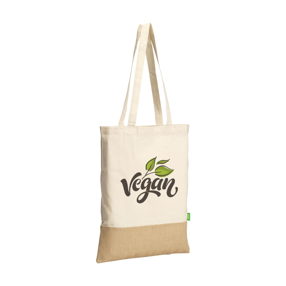 Logo trade reklaamkingituse pilt: Combi Organic Shopper kott (160 g/m²).
