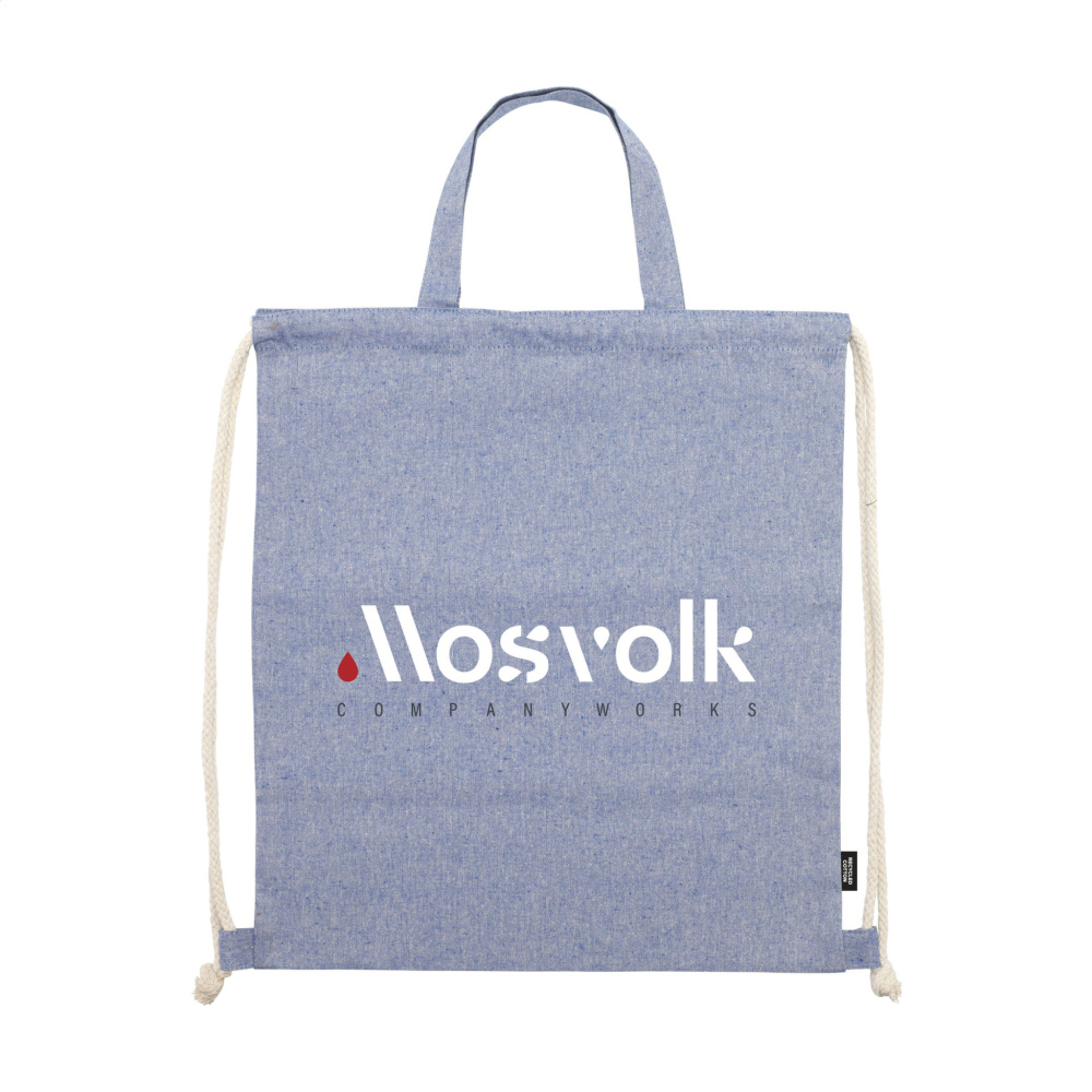Logotrade firmakingituse foto: GRS Recycled Cotton PromoBag Plus (180 g/m²) seljakott