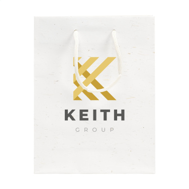 Logo trade meened foto: Õlgkiududega taaskasutatud Leaf It Bag (180 g/m²) S