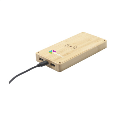 Logo trade reklaamkingituse pilt: Solar Powerbank 8000+ juhtmevaba laadija
