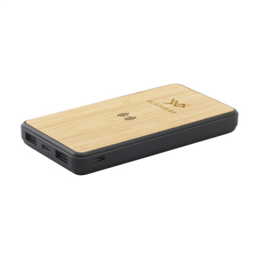 Logotrade meene foto: Boru Bamboo RCS taaskasutatud ABS Powerbanki juhtmeta laadija