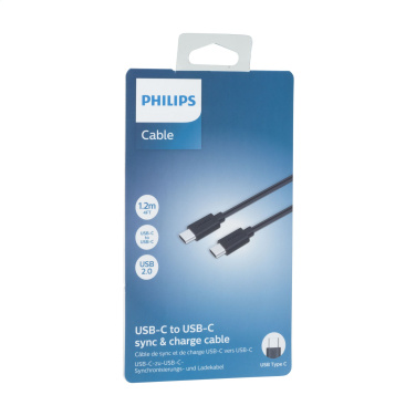 Logo trade reklaamtoote pilt: Philipsi kaabel USB-C ja USB-C vahel