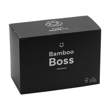 Logo trade reklaamkingi pilt: Bamboo Boss 15W laadija/pliiatsihoidja