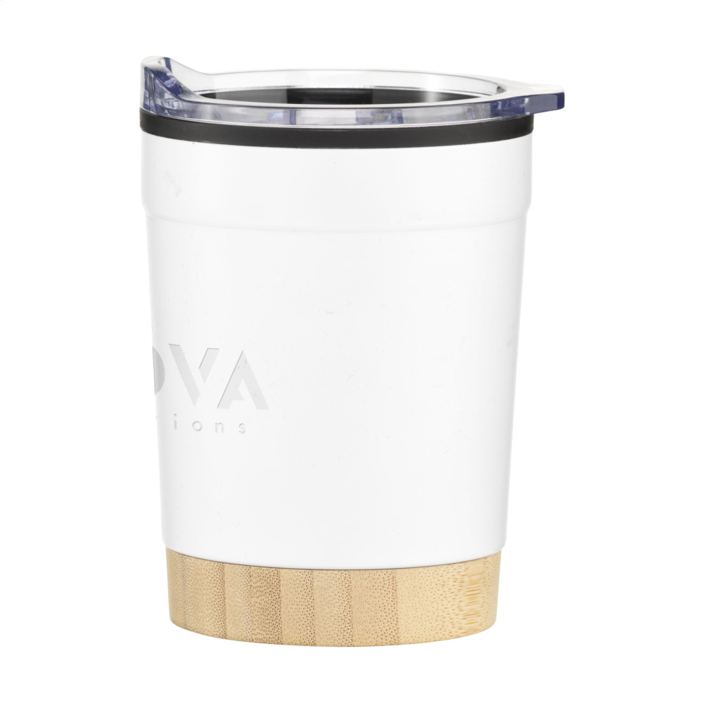 Logotrade reklaamkingi foto: Kobe Bamboo RCS Recycled Steel 350 ml kohvitass