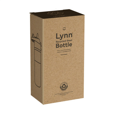 Logo trade reklaamtoote pilt: Lynn RCS taaskasutatud terasest pudel 500 ml