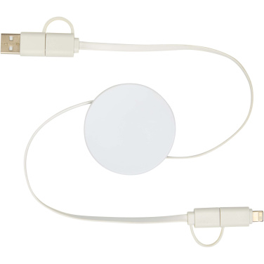 Logotrade reklaamkingi foto: Citala 5-in-1 taaskasutatud plastist 90 cm kiirlaadimiskaabel