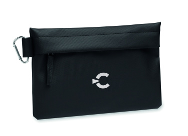 Logotrade meened pilt: CARRY 600D RPET-ist lukuga kott