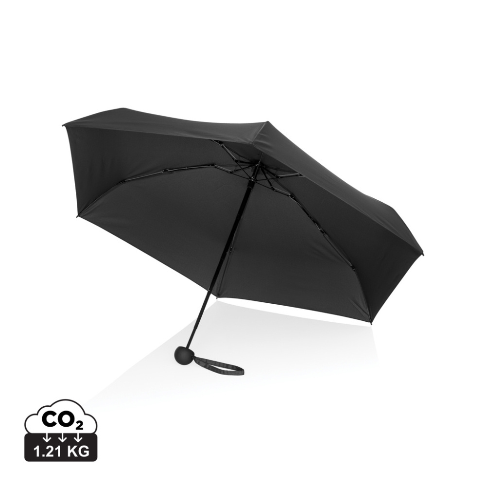Logotrade reklaamkingi foto: 19,5-tolline Aware™ RPET supermini manuaalne 190T vihmavari