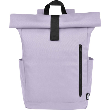 Logotrade firmakingi foto: Byron 15,6" GRS RPET rull-top seljakott 18L