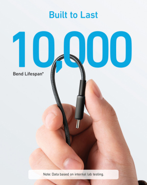 Logo trade firmakingid foto: Anker USB-C - USB-C kaabel, 1,8 meetrit 60W