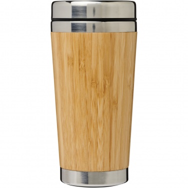 Logotrade liikelahjat mainoslahjat tuotekuva: Bambupintainen Bambus-juomamuki, 450 ml
