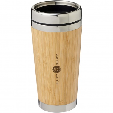 Logotrade mainoslahjat kuva: Bambupintainen Bambus-juomamuki, 450 ml