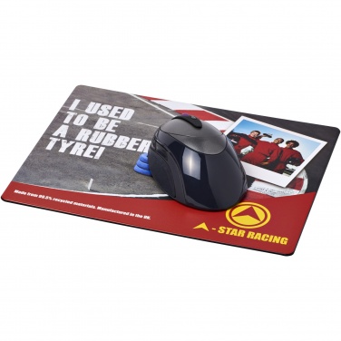 Logo trade liikelahja kuva: Brite-Mat®-hiirimatto, autonrengasmateriaalia