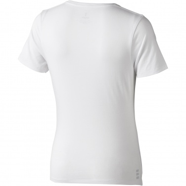 Logo trade mainostuote kuva: Kawartha short sleeve women's organic V-neck t-shirt