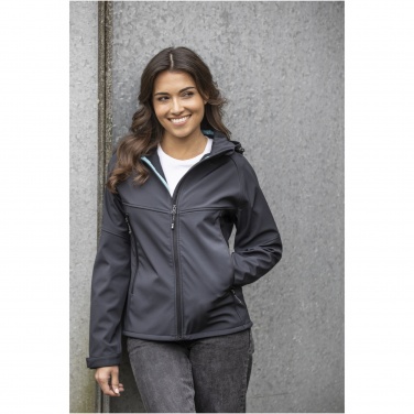 Logo trade mainoslahjat ja liikelahjat kuva: Coltan-softshell-takki naisille, GRS-kierrätetty