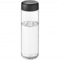 H2O Active® Vibe 850 ml vesipullo kierrekannella, Läpinäkyvä / tasainen musta
