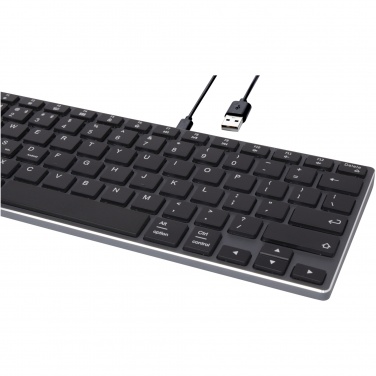 Logo trade liikelahja kuva: Hybrid Bluetooth-tehonäppäimistö – QWERTY