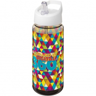 Logo trade liikelahja mainoslahja tuotekuva: H2O Active® Octave Tritan™ 600 ml urheilujuomapullo nokallisella korkilla