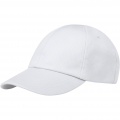 Cerus 6-kiilainen lippalakki, cool fit, Valkoinen