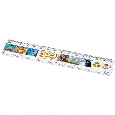 Logotrade mainostuote tuotekuva: Refari 15 cm:n viivain kierrätetystä muovista