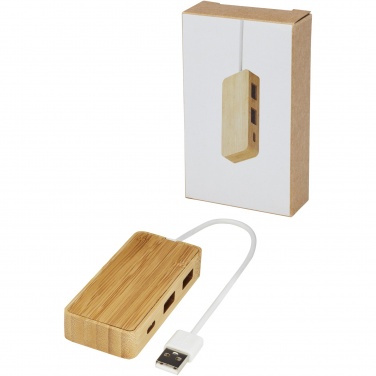 Logo trade mainoslahjat ja liikelahjat kuva: Tapas USB-hubi bambusta