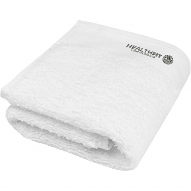 Logotrade mainoslahjat ja liikelahjat tuotekuva: Chloe puuvillainen pyyhe, 550 g/m², 30x50 cm