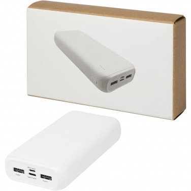 Logotrade mainostuote tuotekuva: Electro 20 000 mAh:n varavirtalähde kierrätetystä muovista 