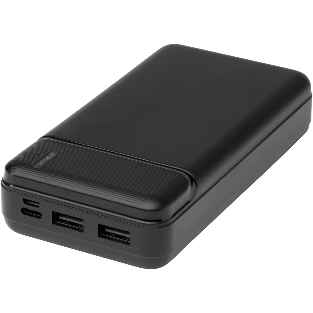 Logo trade liikelahja kuva: Loop 20 000 mAh:n varavirtalähde kierrätetystä muovista 