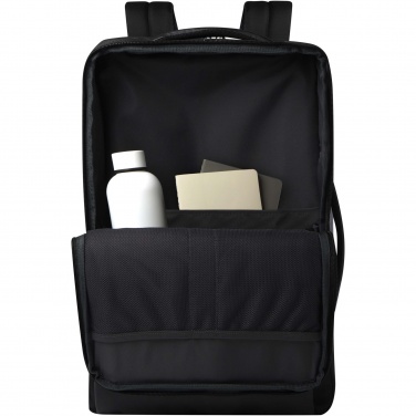 Logo trade mainostuote kuva: Expedition Pro 17 tuuman GRS-kierrätetystä materiaalista valmistettu laajennettava reppu kannettavalle, 35 l