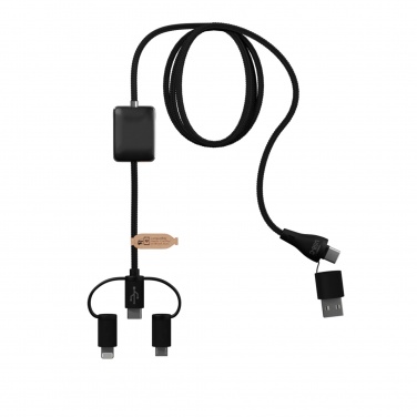 Logo trade liikelahja kuva: SCX.design C48 CarPlay 5-in-1 latauskaapeli 