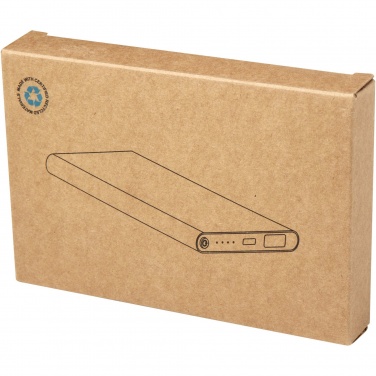 Logo trade liikelahjat mainoslahjat kuva: Pep 4 000 mAh:n Type-C-varavirtalähde kierrätetystä alumiinista 