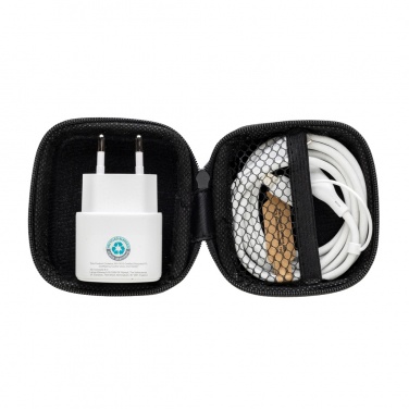 Logotrade mainoslahjat ja liikelahjat tuotekuva: Boost RCS kierrätetty PET 20W USB-C 2 kpl lataussetti