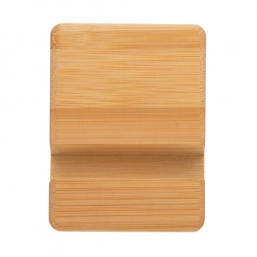 Logo trade liikelahja mainoslahja tuotekuva: Bambu puhelinjalusta XD