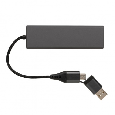 Logo trade mainoslahjat ja liikelahjat kuva: Terra RCS alumiininen USB-hub 3 portilla