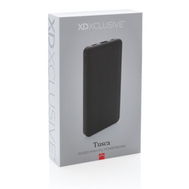 Logotrade mainoslahja ja liikelahja kuva: Tusca 10.000 mAh PU varavirtalähde