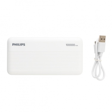 Logotrade mainoslahja ja liikelahja kuva: Philips 10000mAh ohut varavirtalähde
