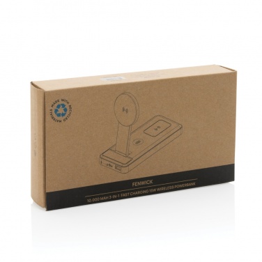 Logotrade mainoslahjat kuva: Fenwick 10000mAh 3-in-1 virtapankki RCS muovista