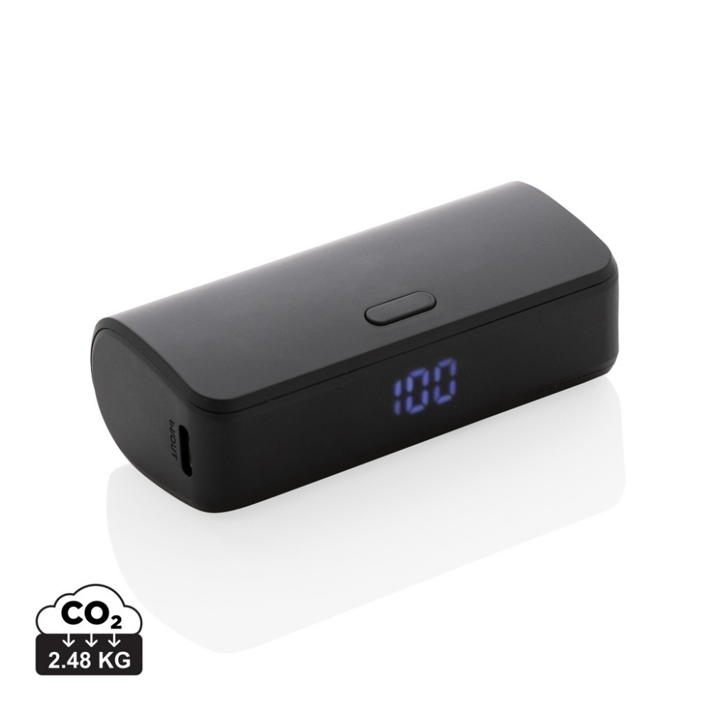 Logotrade liikelahjat mainoslahjat tuotekuva: FlashCharge 5000mAh pikalatausvirtapankki RCS muovista