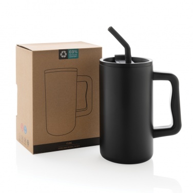 Logo trade mainoslahja ja liikelahja tuotekuva: Cube RCS -sertifioitu muki kierrätetystä teräksestä 800ml