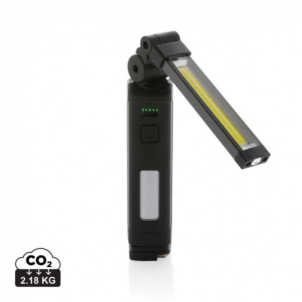 Logotrade mainostuote tuotekuva: Gear X USB uudelleenladattava työvalo RCS muovista