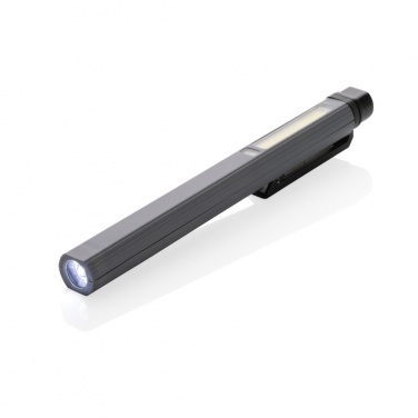 Logotrade liikelahja tuotekuva: Gear X USB uudelleenladattava kynävalo RCS muovista