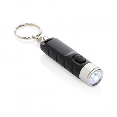 Logo trade mainoslahja ja liikelahja tuotekuva: Globix RCS USB-ladattava avaimenperä taskulamppu