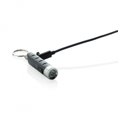 Logo trade mainostuote kuva: Globix RCS USB-ladattava avaimenperä taskulamppu