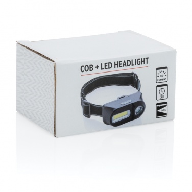 Logotrade mainostuote tuotekuva: COB- ja LED-otsalamppu