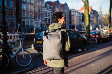 Logotrade mainoslahjat ja liikelahjat tuotekuva: Urban varkaudenesto- ja viiltosuojattu reppu
