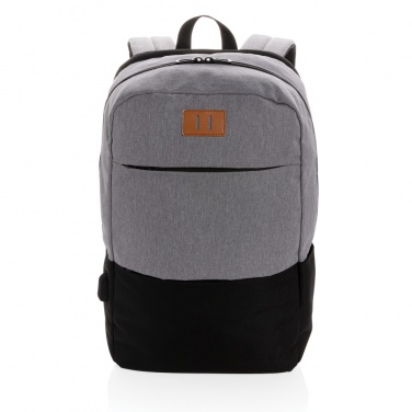 Logotrade mainostuotet kuva: Moderni PVC-vapaa 15,6"" USB & RFID -laptopreppu