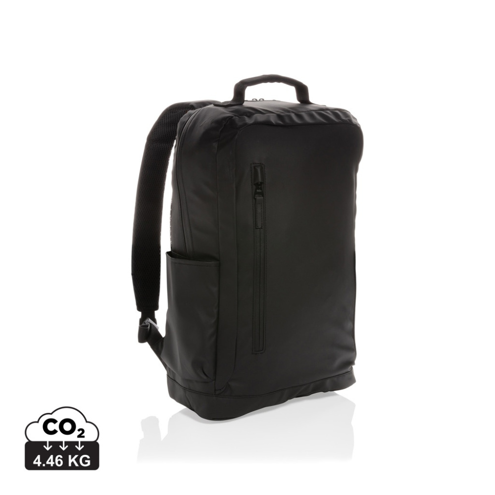 Logotrade mainoslahja tuotekuva: Musta PVC-vapaa 15,6"" Fashion-laptopreppu