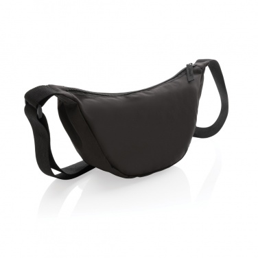 Logotrade liikelahja tuotekuva: Crescent AWARE™ RPET puolikuun muotoinen crossbody -laukku
