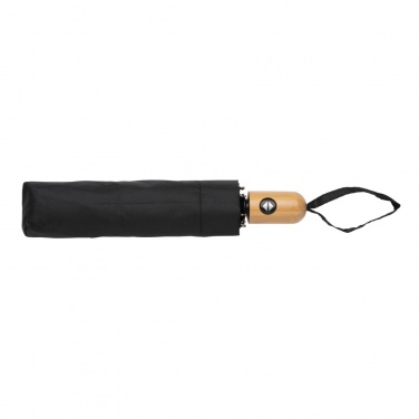 Logotrade liikelahjat kuva: 21" Impact AWARE™ RPET 190T auto open/close bambusateenvarjo